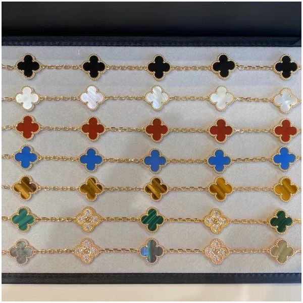 dupe v c a bracelets not anklets for women four-leaf clover style gold rosegold silver chainswith box, Black
dupe v c a bracelets not anklets for women four-leaf clover style gold rosegold silver chainswith box, Black