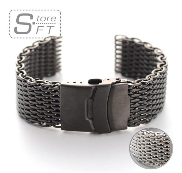 eache 22mm stainless steel mesh watch bracelet watchband 316 stainless steel 20mm 24mm silver black watch bands2916617, Black;brown
eache 22mm stainless steel mesh watch bracelet watchband 316 stainless steel 20mm 24mm silver black watch bands2916617, Black;brown