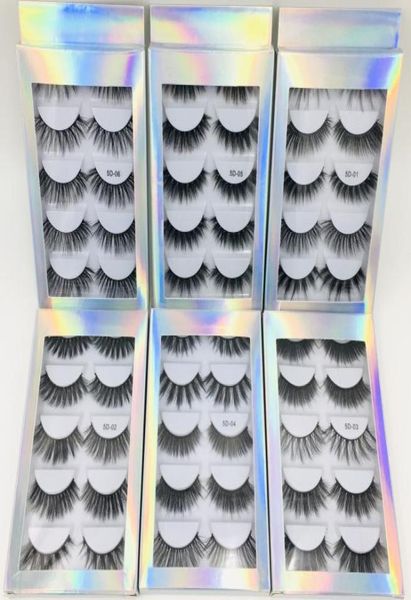 new arrival 5 pairs mink false eyelashes set laser packaging box handmade reusable fake lashes eye makeup accessories for women da8973314
new arrival 5 pairs mink false eyelashes set laser packaging box handmade reusable fake lashes eye makeup accessories for women da8973314