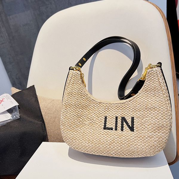 luxury designer fashion women's beach bags shoulder bag personality straw minimalist atmosphere good texture women bag
luxury designer fashion women's beach bags shoulder bag personality straw minimalist atmosphere good texture women bag
