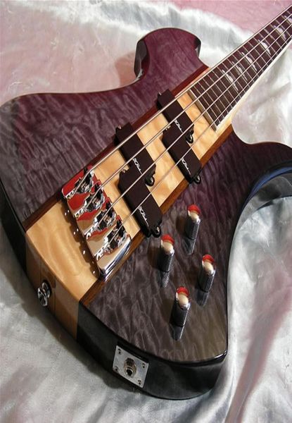 rare rich mockingbird 4 strings trans black qulit maple electric bass guitar maple neck active wires 9v battery box6591766
rare rich mockingbird 4 strings trans black qulit maple electric bass guitar maple neck active wires 9v battery box6591766