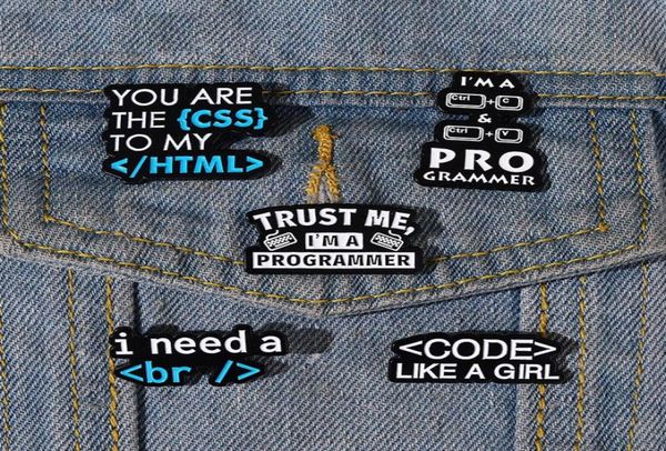 programmer enamel pins custom creative codes puns brooches lapel badges funny i need a break jewelry gift for kids friends6255863, Blue
programmer enamel pins custom creative codes puns brooches lapel badges funny i need a break jewelry gift for kids friends6255863, Blue