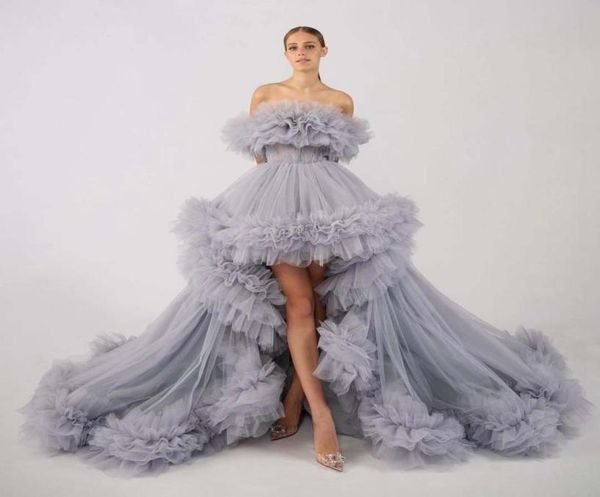 gorgeous gray tulle dress prom gowns off the shoulder high low ruffles layered formal party dresses po shoot birthday dress1084245, Black
gorgeous gray tulle dress prom gowns off the shoulder high low ruffles layered formal party dresses po shoot birthday dress1084245, Black