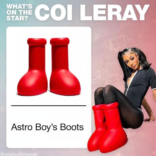 big red boots 2023 astro boy boot cartoon into real life fashion op20 mens women rainboots thick bottom rubber platform with logo oversized, Black
big red boots 2023 astro boy boot cartoon into real life fashion op20 mens women rainboots thick bottom rubber platform with logo oversized, Black