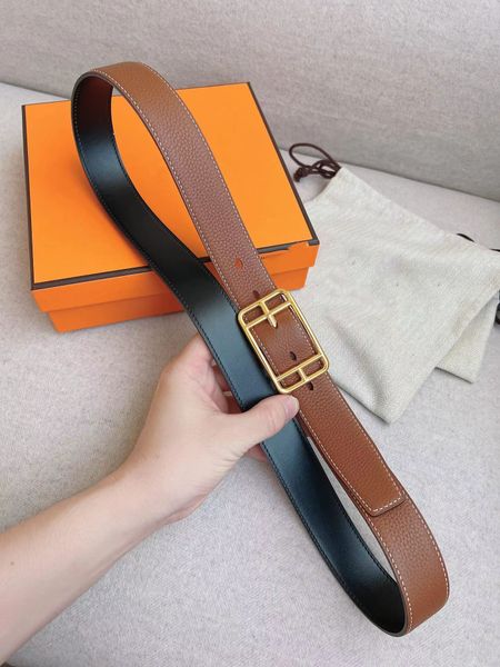 luxury designer belt women's fashion genuine leather women belts for men letter double big gold h buckle classical h091, Black;brown
luxury designer belt women's fashion genuine leather women belts for men letter double big gold h buckle classical h091, Black;brown