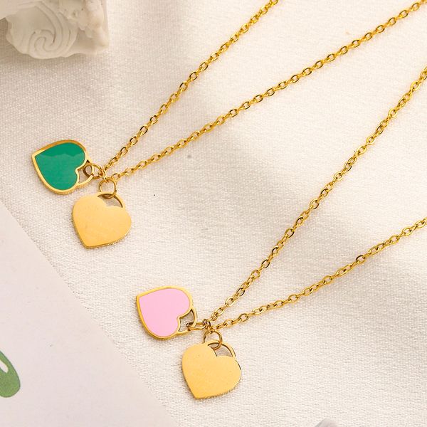 new pendant with stamp necklace stainless steel no fading necklace correct brand letter jewelry classic romantic love gold plated, Black
new pendant with stamp necklace stainless steel no fading necklace correct brand letter jewelry classic romantic love gold plated, Black