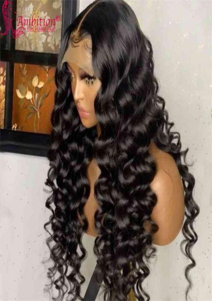 ambition 1b unprocessed human hair preplucked black loose deep wave front wigs 13x4 lace frontal wig bleached knots7967495
ambition 1b unprocessed human hair preplucked black loose deep wave front wigs 13x4 lace frontal wig bleached knots7967495