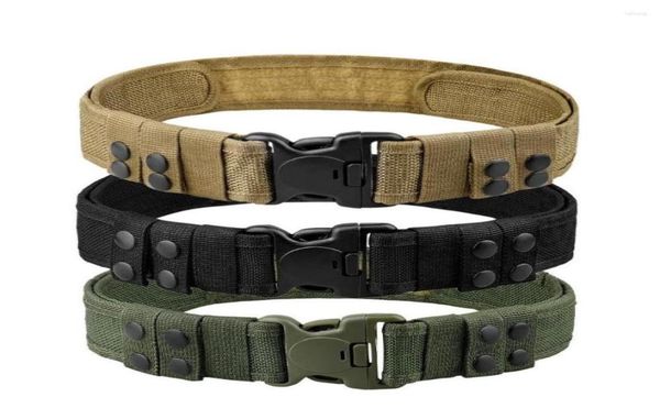 waist support army style combat belt quick release tactical men canvas waistband outdoor hunting hiking fishing camouflage strap5554724, Black;gray
waist support army style combat belt quick release tactical men canvas waistband outdoor hunting hiking fishing camouflage strap5554724, Black;gray