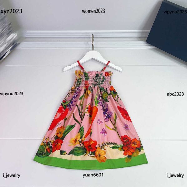 2023 designer baby clothes refreshing sling girls dress size 100-160 cm vegetable flower print child skirt, Red;yellow
2023 designer baby clothes refreshing sling girls dress size 100-160 cm vegetable flower print child skirt, Red;yellow