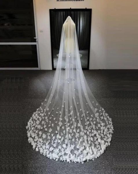 bridal veil 3m long wedding veils 3d flowers floral lace white luxurious for bride with comb velos de novia cathedral3775665, Black
bridal veil 3m long wedding veils 3d flowers floral lace white luxurious for bride with comb velos de novia cathedral3775665, Black