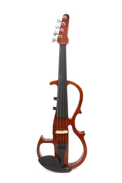brown 4/4 electric violin wooden body nice tone case guitar head #ev8
brown 4/4 electric violin wooden body nice tone case guitar head #ev8