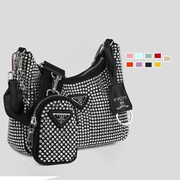 p family's three in one hobo underarm bag with nylon inlaid diamond water diamond chain single shoulder diagonal cross handle ladies�
p family's three in one hobo underarm bag with nylon inlaid diamond water diamond chain single shoulder diagonal cross handle ladies�