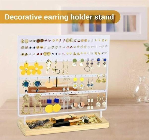 upgraded earrings holder heighten display tree jewelry necklaces organizer 144 holes 6 layers with wooden tray 2111058887368, Black
upgraded earrings holder heighten display tree jewelry necklaces organizer 144 holes 6 layers with wooden tray 2111058887368, Black