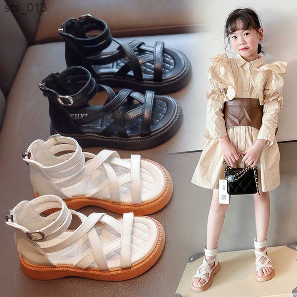 girls sandals 2023 summer new little princess high-roman shoes chic simple solid color zipper korean style kids fashion pu l230518, Black;red
girls sandals 2023 summer new little princess high-roman shoes chic simple solid color zipper korean style kids fashion pu l230518, Black;red