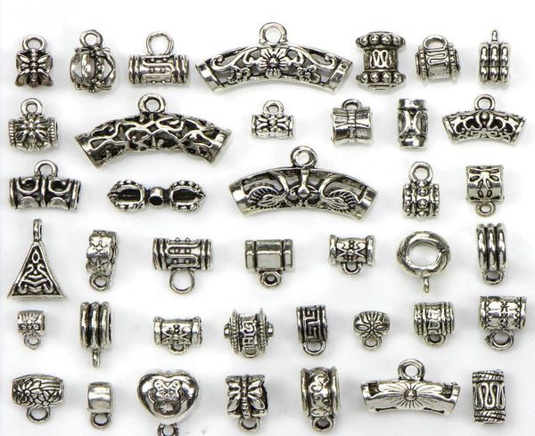 bead mix 40 styles antique silver plated alloy big hole charms tube spacer beads fit bracelet diy necklaces pendants charms bead1996509, Black
bead mix 40 styles antique silver plated alloy big hole charms tube spacer beads fit bracelet diy necklaces pendants charms bead1996509, Black