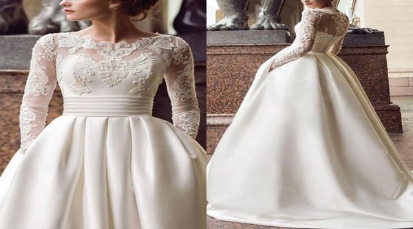 modest long sleeve wedding dress 2022with pockets pleated bateau princess wedding dresses bridal gowns abiti da sposa vestido de n9188090, White
modest long sleeve wedding dress 2022with pockets pleated bateau princess wedding dresses bridal gowns abiti da sposa vestido de n9188090, White