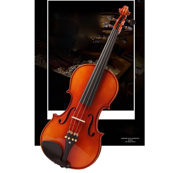 handcrafted maple violin natural aa maple pattern instrument for adults kids exam with hard case and accessories, solo board
handcrafted maple violin natural aa maple pattern instrument for adults kids exam with hard case and accessories, solo board