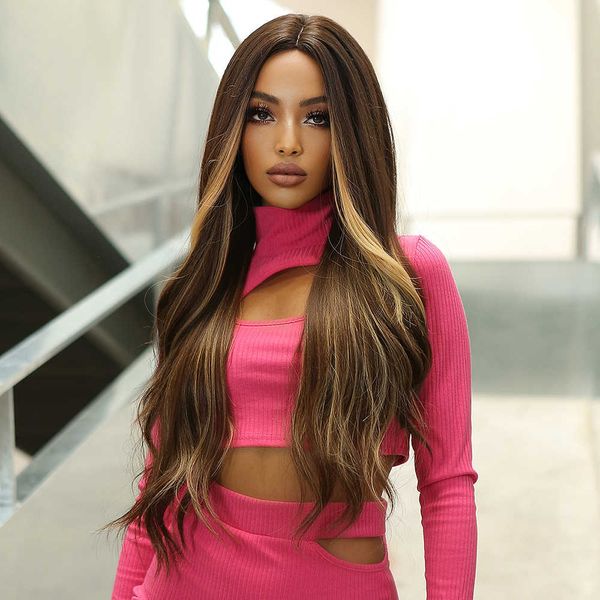 nxy long brown synthetic wigs blonde highlight natural hair wig middle part for black women wavy wig cosplay heat resistant 230619, Black;brown
nxy long brown synthetic wigs blonde highlight natural hair wig middle part for black women wavy wig cosplay heat resistant 230619, Black;brown