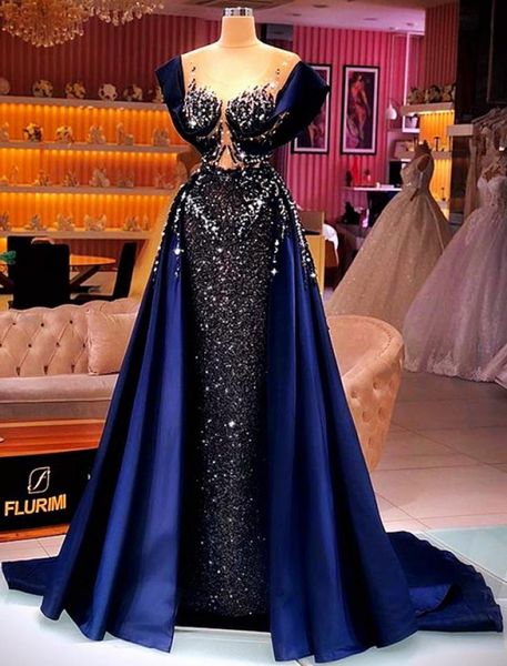 2021 plus size arabic aso ebi navy blue luxurious prom dresses beaded crystals sheer neck evening formal party second reception go3998089, Black
2021 plus size arabic aso ebi navy blue luxurious prom dresses beaded crystals sheer neck evening formal party second reception go3998089, Black