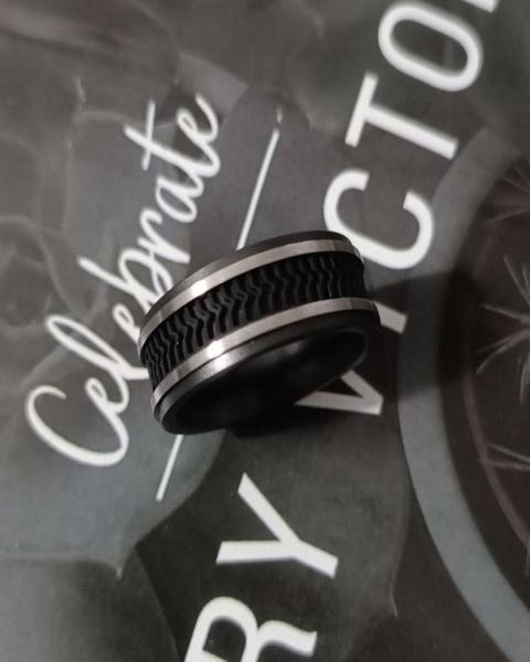 fashion men ring stainless steel plate black with rubber cool rings no wiht box97612229618138, Silver
fashion men ring stainless steel plate black with rubber cool rings no wiht box97612229618138, Silver