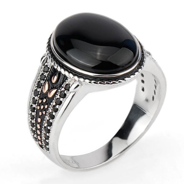 cool 925 sterling silver oval black stone with black cz punk style finger ring for men fine jewelry new arrival3042524, Golden;silver
cool 925 sterling silver oval black stone with black cz punk style finger ring for men fine jewelry new arrival3042524, Golden;silver