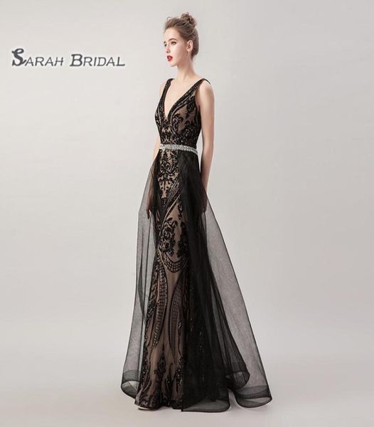 charming sequins vneck bride party mermaid dresses prom gown backless maxi dress 5265 evening wear with overskirt2154699, Black
charming sequins vneck bride party mermaid dresses prom gown backless maxi dress 5265 evening wear with overskirt2154699, Black