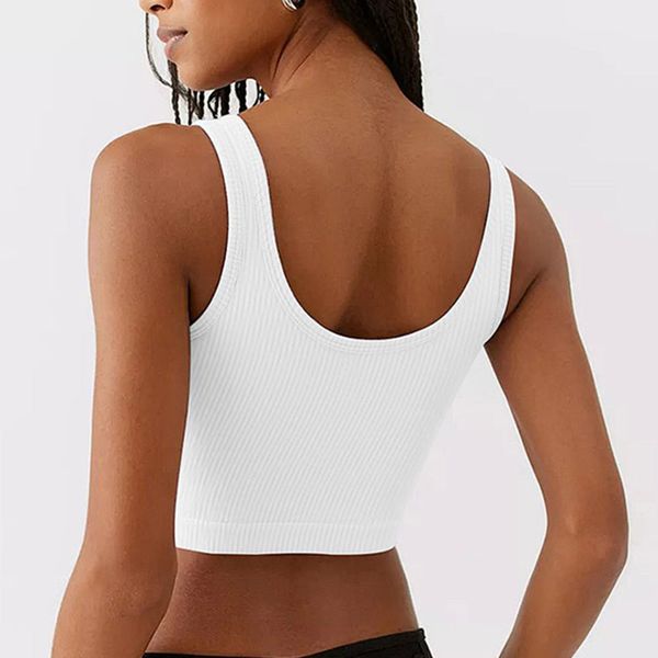 women tank ribbed seamless workout exercise shirts yoga crop, White
women tank ribbed seamless workout exercise shirts yoga crop, White