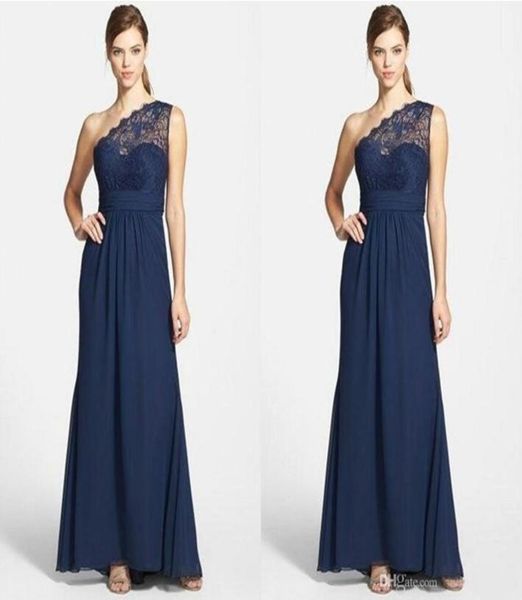 custom navy blue one shoulder bridesmaid dresses chiffon pleats simple lace wedding party gowns full length formal dress lon5719516, White;pink
custom navy blue one shoulder bridesmaid dresses chiffon pleats simple lace wedding party gowns full length formal dress lon5719516, White;pink