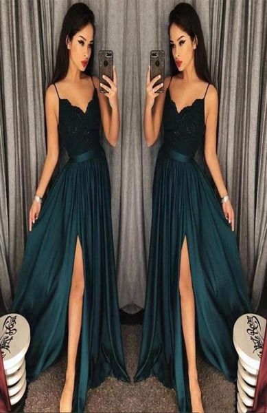 2019 elegant evening gowns aline blackish green high split cutout side slit lace arabic sweep train formal party prom dr4504527, Black;red
2019 elegant evening gowns aline blackish green high split cutout side slit lace arabic sweep train formal party prom dr4504527, Black;red