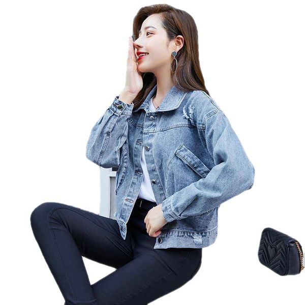jean women's jackets spring and autumn 2023 outerwear new short korean version loose versatile coats, Black;brown
jean women's jackets spring and autumn 2023 outerwear new short korean version loose versatile coats, Black;brown
