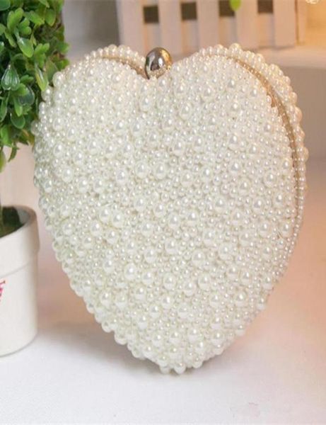 women heart shape pearl beaded evening bag bridal purse wedding shoulder bag cell phone pouch8705184, Black
women heart shape pearl beaded evening bag bridal purse wedding shoulder bag cell phone pouch8705184, Black