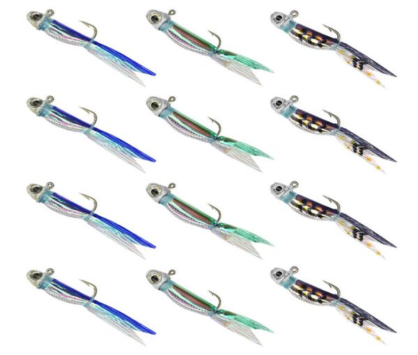 yzd silverside minnow feather jig fishing lure 12pcs for panfish crappie sunfish bluegill perch walleye nipper mini micro jig 20103920312
yzd silverside minnow feather jig fishing lure 12pcs for panfish crappie sunfish bluegill perch walleye nipper mini micro jig 20103920312