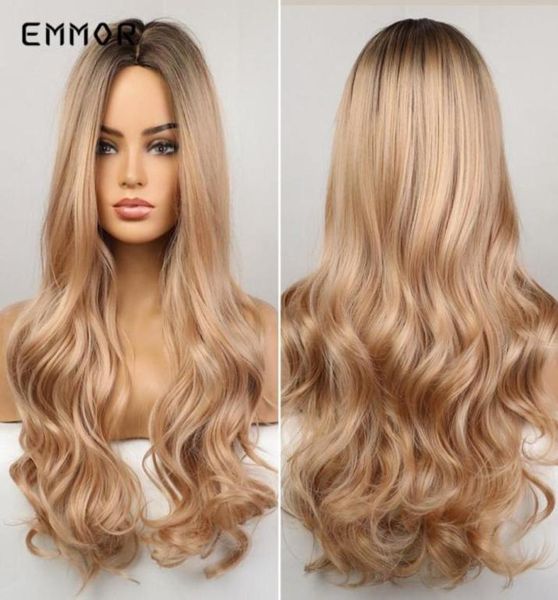 synthetic wigs emmor long wavy hair wig ombre brown to blonde for women natural middle part heat resistant cosplay54165257653650, Black
synthetic wigs emmor long wavy hair wig ombre brown to blonde for women natural middle part heat resistant cosplay54165257653650, Black