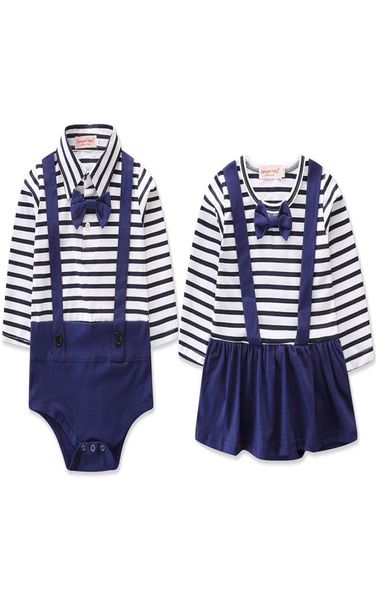 baby boy girl clothes gentleman boys long sleeve bow tie stripe romper brother and sister jumpsuit toddler girls clothing 024m3390025, Blue
baby boy girl clothes gentleman boys long sleeve bow tie stripe romper brother and sister jumpsuit toddler girls clothing 024m3390025, Blue