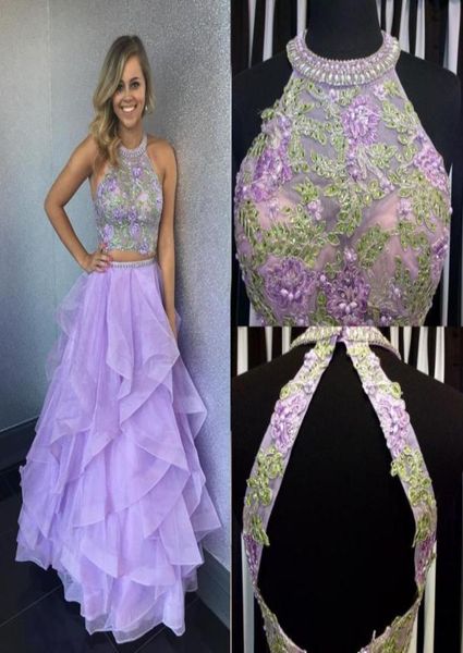 light purple two piece prom dresses halter appliques beaded organza floor length backless prom dresses sweet 16 dress8652882, Black
light purple two piece prom dresses halter appliques beaded organza floor length backless prom dresses sweet 16 dress8652882, Black