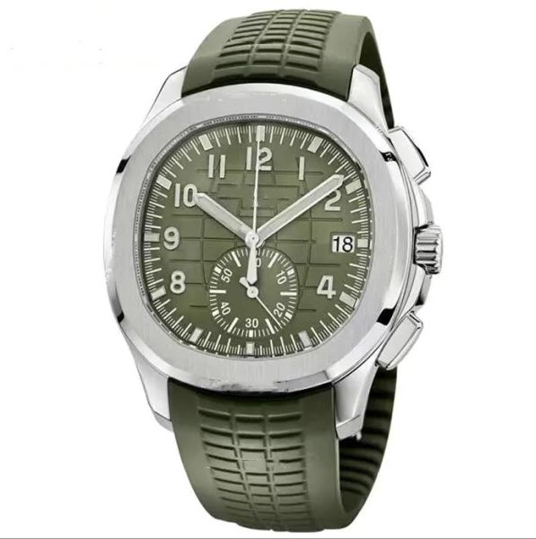 selling watch fashion automatic watch 40mm green 5164 aquanaut travel time movement mechanical transparent mens rubber wristwatches watches, Slivery;brown
selling watch fashion automatic watch 40mm green 5164 aquanaut travel time movement mechanical transparent mens rubber wristwatches watches, Slivery;brown