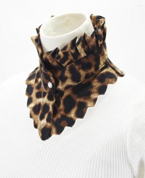bow ties 2022 women chiffon ruffles stand fake collars laopard print sweater decorative female detachable collar necklace false4299075, Black;gray
bow ties 2022 women chiffon ruffles stand fake collars laopard print sweater decorative female detachable collar necklace false4299075, Black;gray