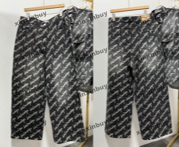 xinxinbuy men women designer pant paris graffiti signature letter printing washed jeans denim casual pants blue black s-3xl, Black;brown
xinxinbuy men women designer pant paris graffiti signature letter printing washed jeans denim casual pants blue black s-3xl, Black;brown