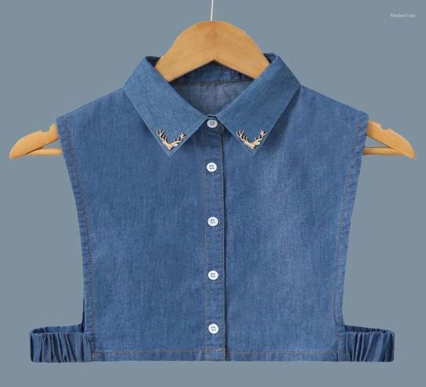 bow ties women denim lapel fake collars female solid color white false collar button half shirt detachable nep kraagie fred225577532, Black;gray
bow ties women denim lapel fake collars female solid color white false collar button half shirt detachable nep kraagie fred225577532, Black;gray