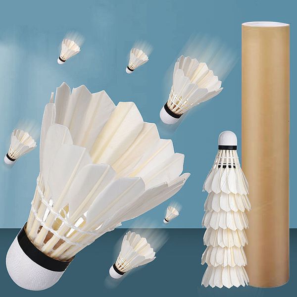 badminton shuttlecocks 3612pcs ball sports tools durable foam head soft texture racket goose feather with box 230629
badminton shuttlecocks 3612pcs ball sports tools durable foam head soft texture racket goose feather with box 230629