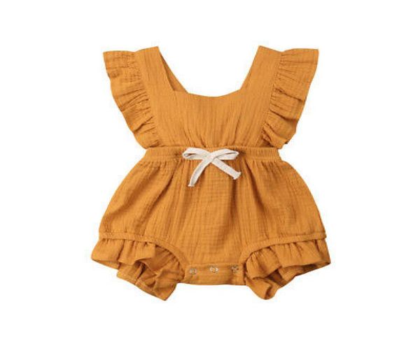 8 colors newborn infant back cross bow jumpsuits baby ruffle romper solid color 2019 summer fashion boutique kids climbing clothes9368421, Blue
8 colors newborn infant back cross bow jumpsuits baby ruffle romper solid color 2019 summer fashion boutique kids climbing clothes9368421, Blue