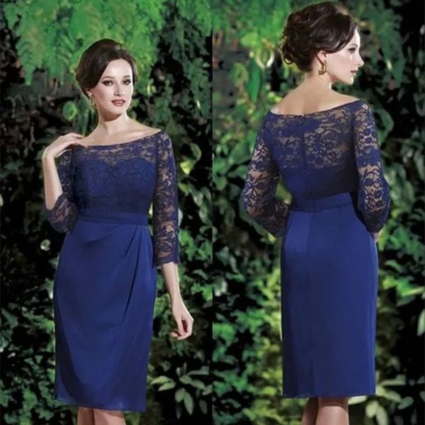 dark navy blue lace evening party dresses mother of the bride dresses knee length robe de soiree courte elegant lady mother wedding dresses, Black;red
dark navy blue lace evening party dresses mother of the bride dresses knee length robe de soiree courte elegant lady mother wedding dresses, Black;red
