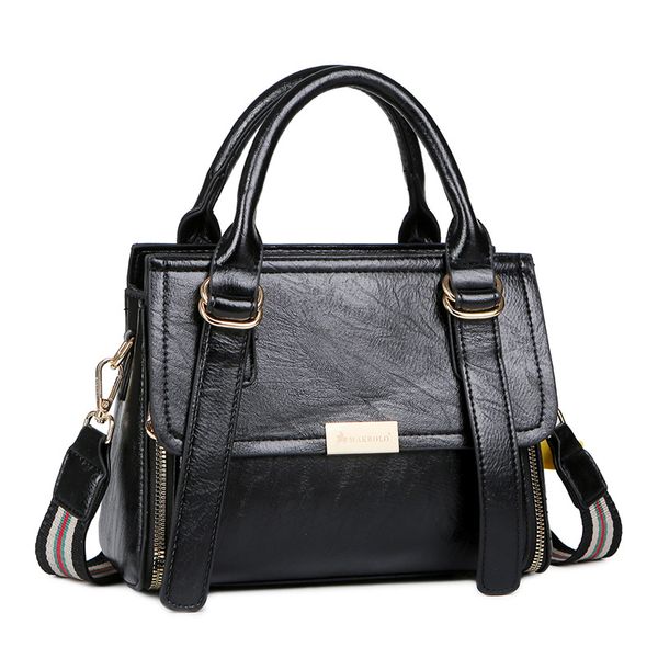 Factory wholesale brand ladies shoulder bags 2 colors simple leather retro handbags elegant double belt fashion postman bag multi-layered leather handbag, Brown-22113#
Factory wholesale brand ladies shoulder bags 2 colors simple leather retro handbags elegant double belt fashion postman bag multi-layered leather handbag, Brown-22113#