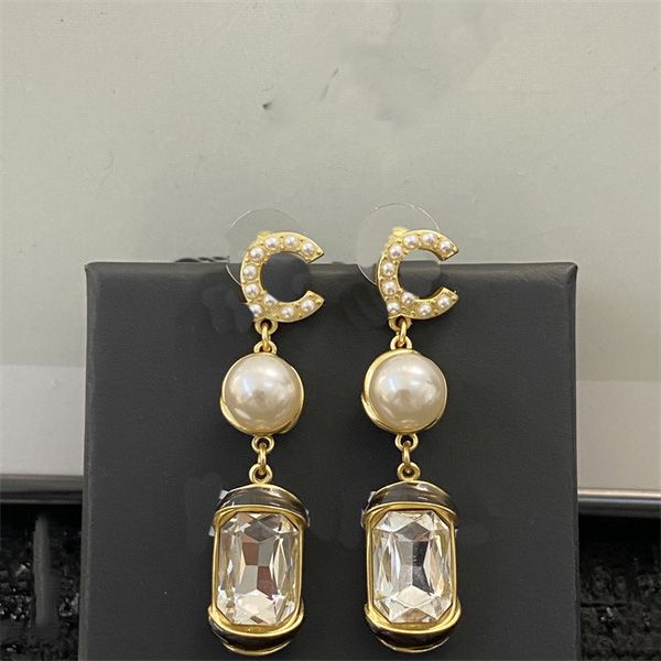 2023 ccity stud earrings pearl diamond drop gold earring designer for woman fashion brand not fade silver wedding women earings 45, Golden;silver
2023 ccity stud earrings pearl diamond drop gold earring designer for woman fashion brand not fade silver wedding women earings 45, Golden;silver