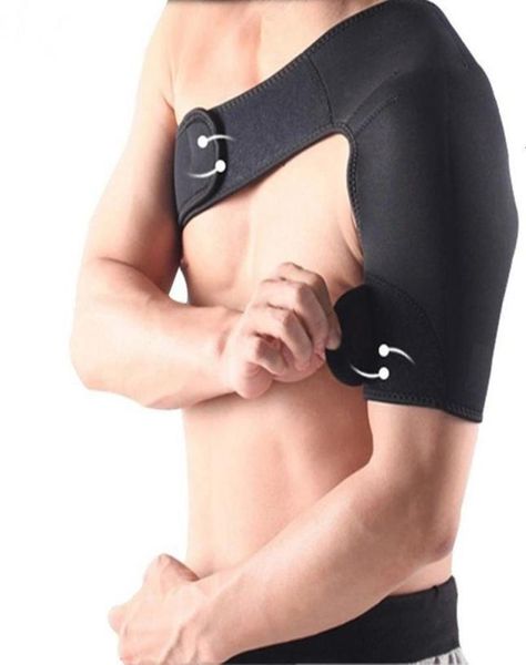 new shoulder brace adjustable support pad sports gym compression joint strap for shoulder injuries drop 2049510, Black;blue
new shoulder brace adjustable support pad sports gym compression joint strap for shoulder injuries drop 2049510, Black;blue