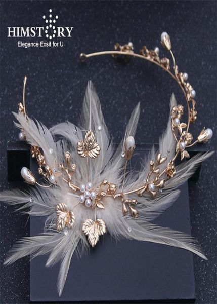 himstory baroque vintage gold feather crystal pearl headband rhinestone leaf flower hairband wedding hair jewelry accessories1065198, White;golden
himstory baroque vintage gold feather crystal pearl headband rhinestone leaf flower hairband wedding hair jewelry accessories1065198, White;golden