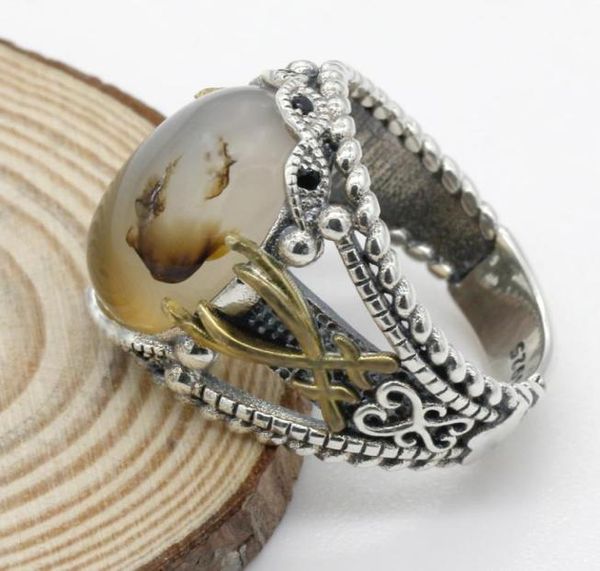 925 sterling silver men039s ring ocean onyx stone and rattan men039s punk ring high jewelry y11288892022, Golden;silver
925 sterling silver men039s ring ocean onyx stone and rattan men039s punk ring high jewelry y11288892022, Golden;silver