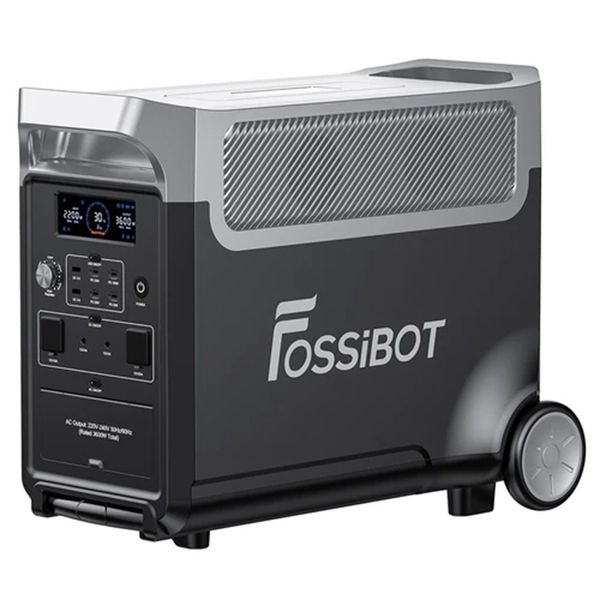 fossibot f3600 portable power station, 3840wh lifepo4 solar generator, 3600w ac output, 2000w max solar charge, fully recharge in 1.5 hours,
fossibot f3600 portable power station, 3840wh lifepo4 solar generator, 3600w ac output, 2000w max solar charge, fully recharge in 1.5 hours,
