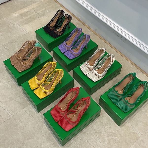designer heels stretch pump square toe dress shoes women chain schuhe fashion mesh and leather pumps luxury wedding shoes designers sandals, Black
designer heels stretch pump square toe dress shoes women chain schuhe fashion mesh and leather pumps luxury wedding shoes designers sandals, Black