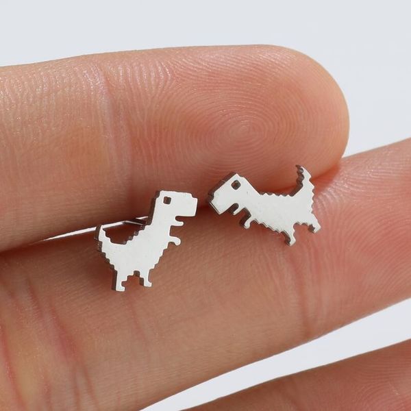 classic fashion versatile little tyrannosaurus rex design women's earrings women's earrings simple punk friend party gifts, Golden;silver
classic fashion versatile little tyrannosaurus rex design women's earrings women's earrings simple punk friend party gifts, Golden;silver